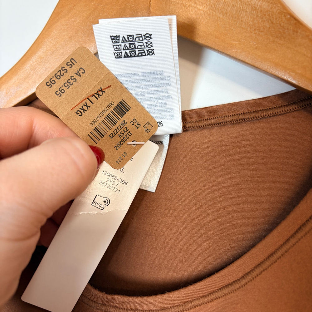 Victoria's Secret PINK Victoria's Secret Bodysuit XXL Brown NEW WITH TAGS - Picture 5 of 6
